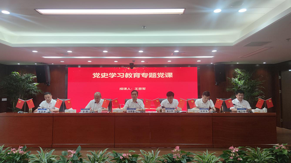 王思軍出席徽鹽地產(chǎn)集團表彰大會并作黨史學習教育專題黨課